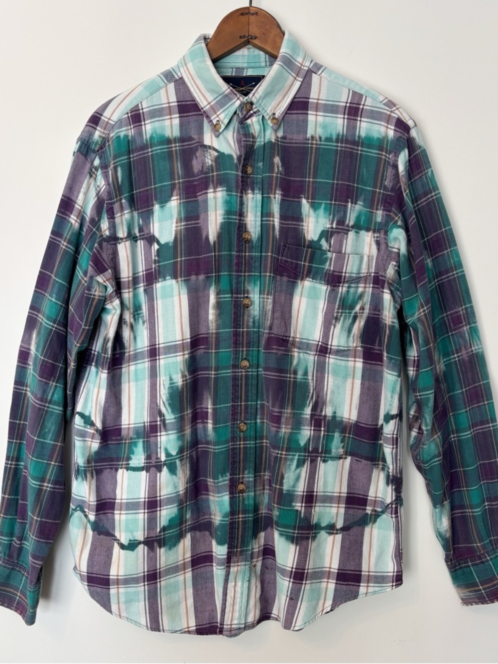 Urban Outfitters Vintage Renewal Tie-Dye Button Down Shirt Medium